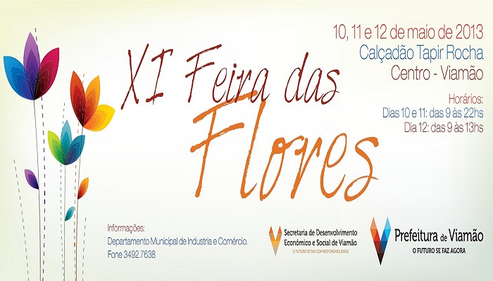 XI edição da Feira das Flores pretende superar vendas XI edição da Feira das Flores pretende superar vendas